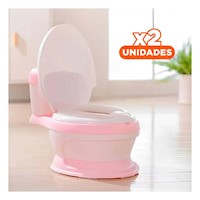Pack2 Modelo Sanitario Infantil Rosado para Casa con Uso Simple y Comodo Y+Regalo Sticker